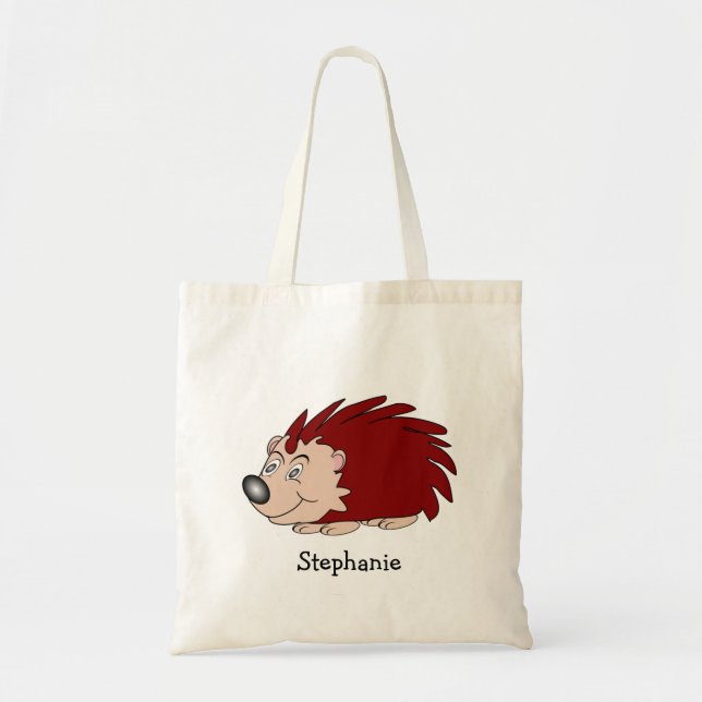 Bolsa Tote Design de Ouriço (Frente)