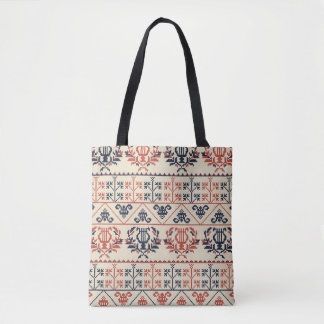 Bolsa Tote Design de padrão constante com palestino tradicion