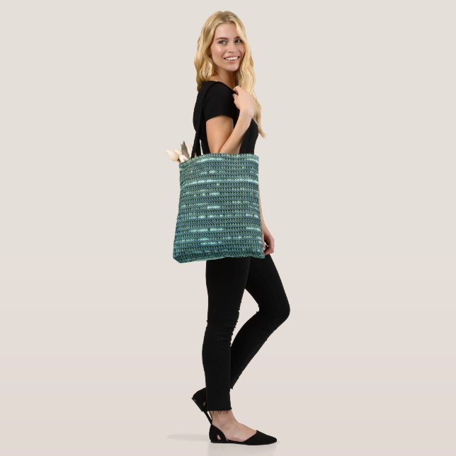 Bolsa Tote design de padrão digital abstrato moderno 1261 (No(a) Modelo)