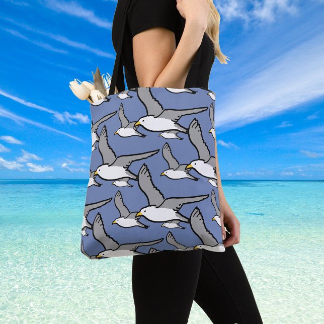 Bolsa Tote Design de Pássaros Voadores Altos (Criador carregado)