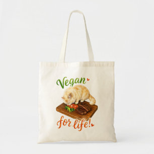 Bolsa Tote Design de piada para amantes de comida de gato eng
