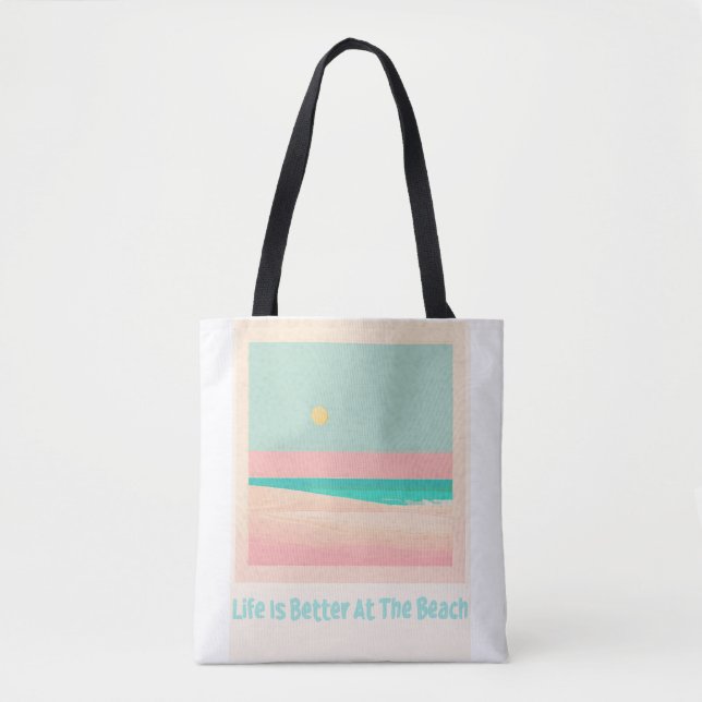 Bolsa Tote Design de praia (Frente)