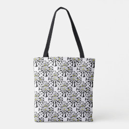 Bolsa Tote Design de preto e branco absoluto moderno |