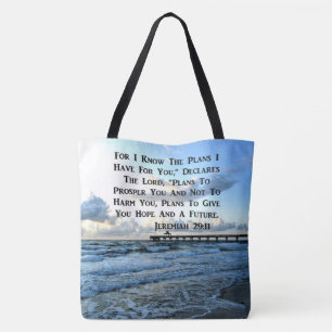Bolsa Tote Design DE SCRIPTURE DE 29:11 CÉLULA CÉREA