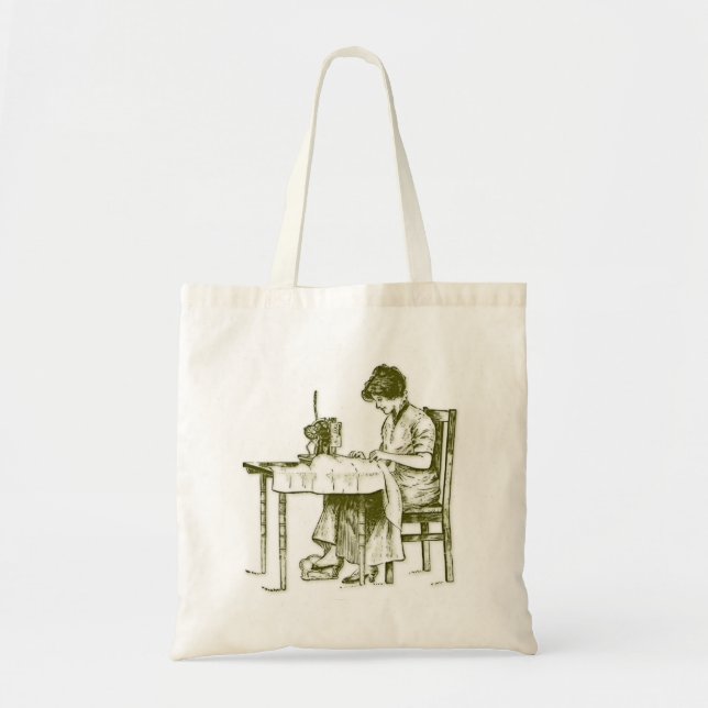 Bolsa Tote Design de Seamstress (Frente)