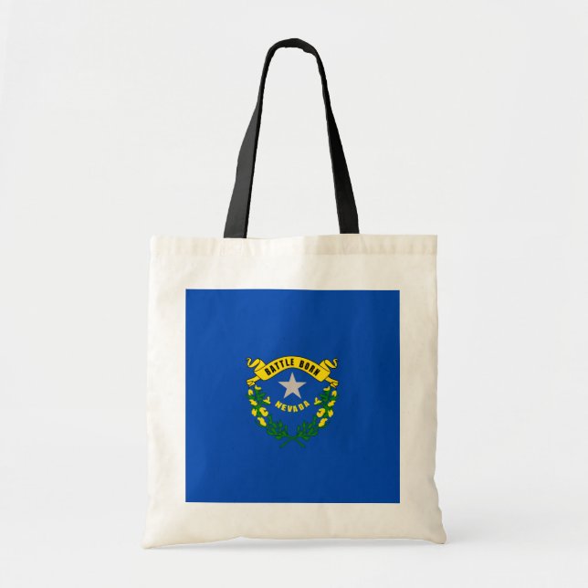 Bolsa Tote Design de Sinalizador do Estado de Nevada (Frente)