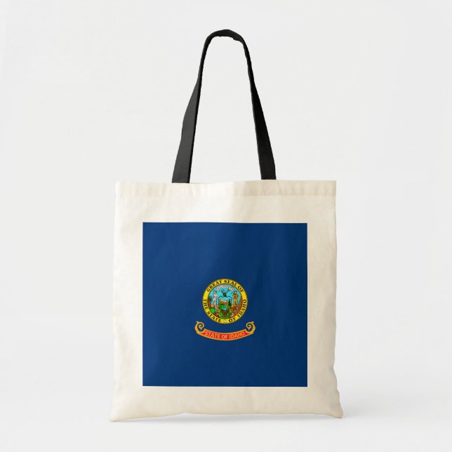 Bolsa Tote Design de Sinalizador do Estado Idaho (Frente)