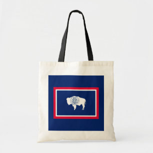 Bolsa Tote Design de Sinalizador do Estado Wyoming