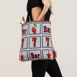 Bolsa Tote Design de slot machine do casino de Las Vegas com