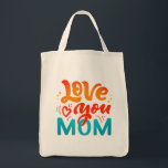 Bolsa Tote Design de Texto Bonito Te Ama Mãe Para Dia de as m<br><div class="desc">Dia de as mães Elegante Tote Bag com um ditado fofo que diz: "Ame-te Mãe" Tipografia de Texto, Este Bag de Tote fofo é perfeito para a tua mãe para Dia de as mães e pode ser utilizado durante todo o ano.! Um bonito presente de Dia de as mães incomum......</div>