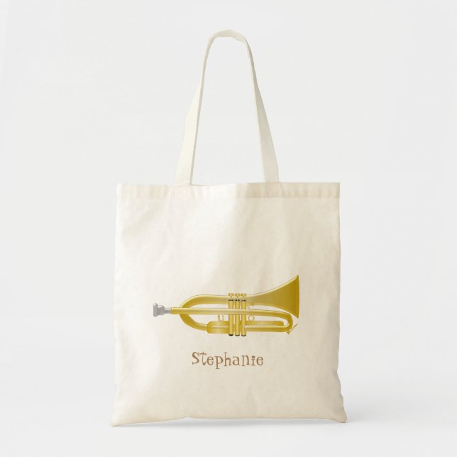Bolsa Tote Design de Trombeta (Frente)