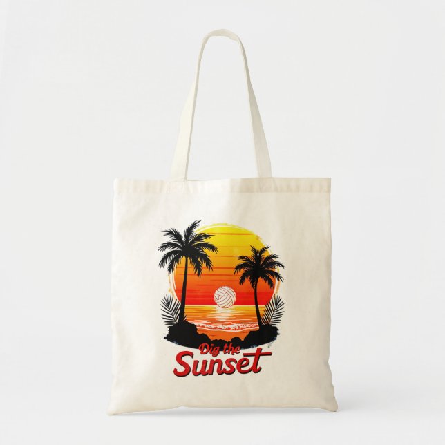 Bolsa Tote design de Voleibol "Porra do Sol" (Frente)