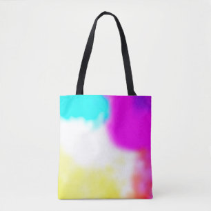 Bolsa Tote design digital blur de textura de fundo