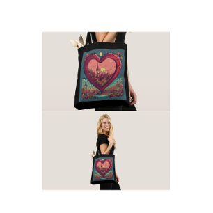 Bolsa Tote Design do coração