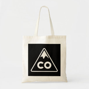 Bolsa Tote Design do logotipo do Colorado (Branco) - Colorado