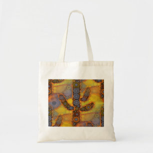 Bolsa Tote Design do Mosaico Saguaro Cactus, Arizona do sudoe