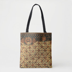 Bolsa Tote Design do padrão de arte do café Bean Batik