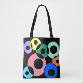 Bolsa Tote Design do Rainbow Billiard Balls