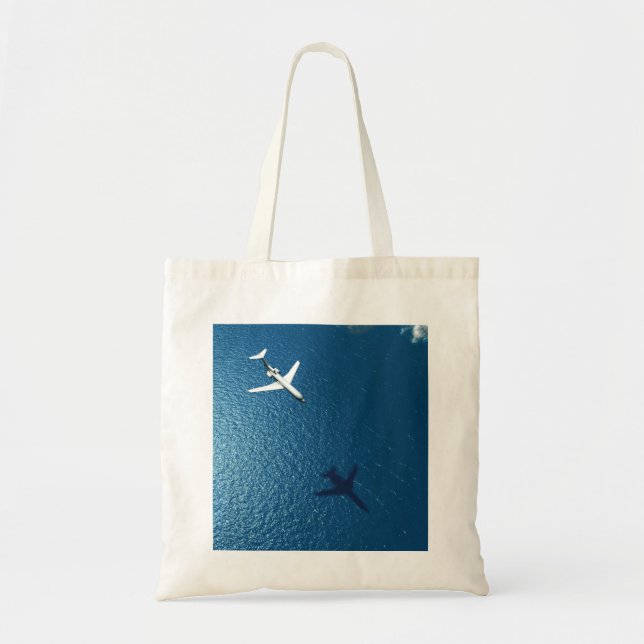 Bolsa Tote Design do Tema Plana (Frente)