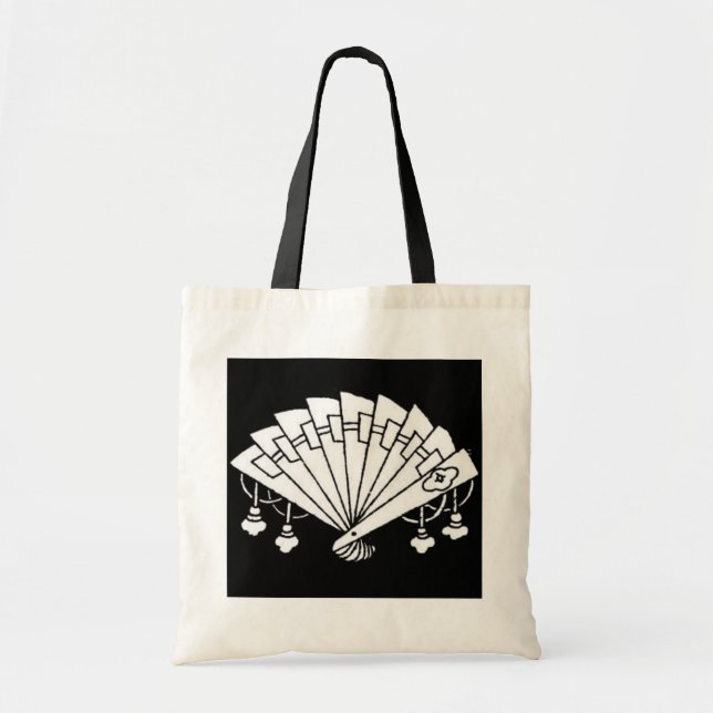 Bolsa Tote Design do ventilador japonês - Saco (Frente)