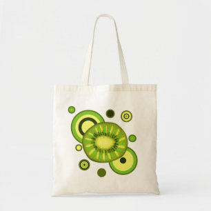 Bolsa Tote Design dos círculos da fatia do quivi