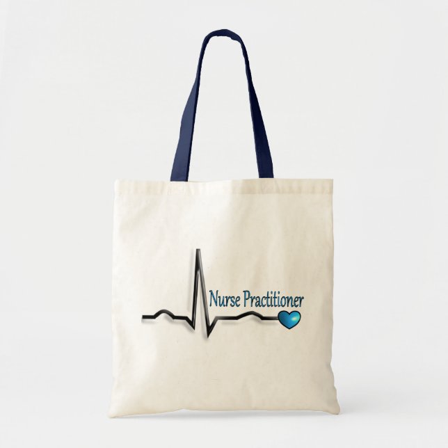 Bolsa Tote Design dos presentes QRS do médico da enfermeira (Frente)