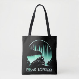Bolsa Tote Design Elegante do Trem Polar Express