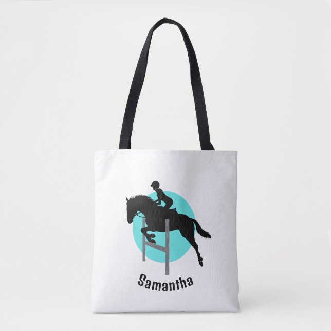 Bolsa Tote Design equestre (Frente)