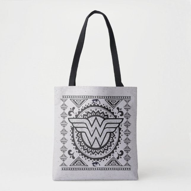 Bolsa Tote Design espiritual de Mulher Maravilha (Frente)
