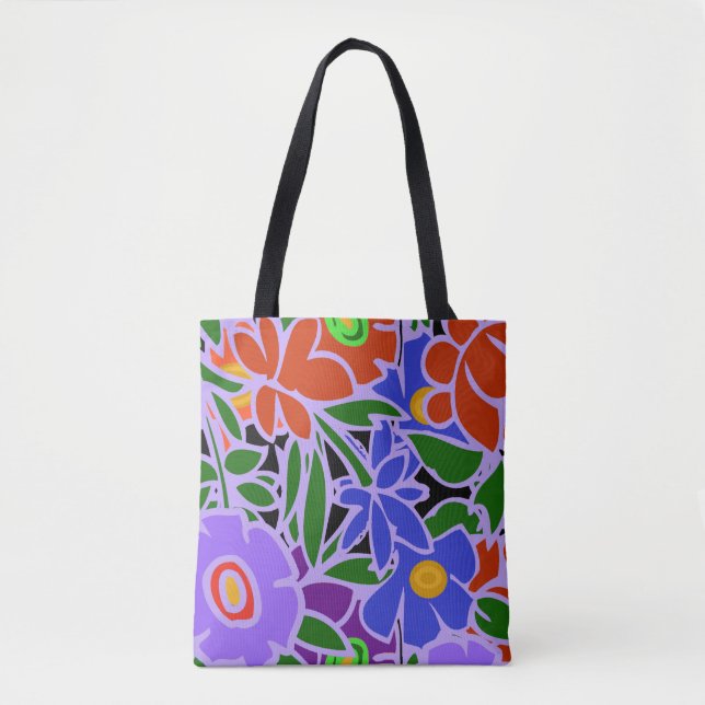 Bolsa Tote Design Floral #5 (Frente)