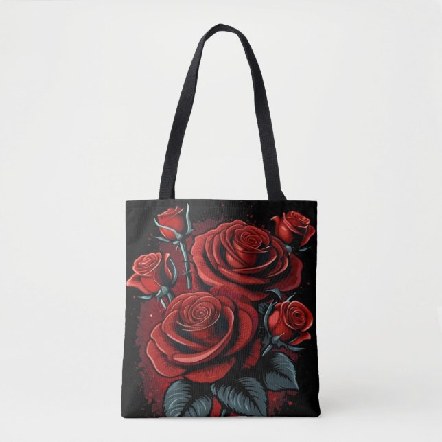 Bolsa Tote Design Floral Bonita e Incrível (Frente)