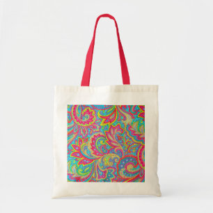 Bolsa Tote design floral colorido