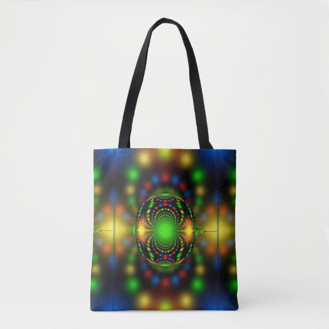 Bolsa Tote Design Fratural Do enfeites de natal-29440 (Frente)