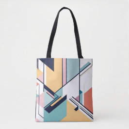 Bolsa Tote Design geométrico abstrato moderno