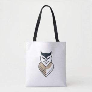 Bolsa Tote Design geométrico do logotipo OWL