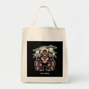 Bolsa Tote Design Gráfico Engraçado de Alienígena de  de Sasq
