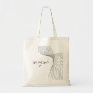 Bolsa Tote design gráfico moderno, simples, elegante do Imag