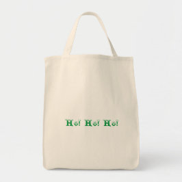 Bolsa Tote Design impresso Ho Ho Ho celebração de Natal Legal