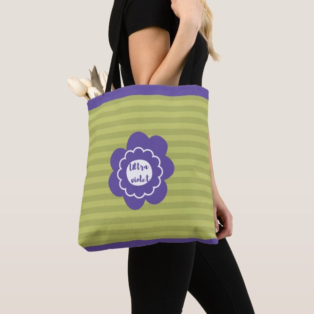 Bolsa Tote Design pantone 2018 ultravioleta (Close Up)