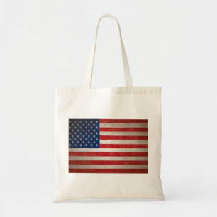 Bolsa Tote Design patriótico da bandeira americana do estilo