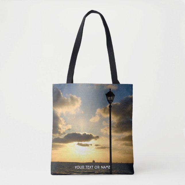 Bolsa Tote Design Personalizado Com Sua Própria Foto E Seu Te (Frente)