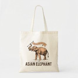 Bolsa Tote Design personalizável do cutom Morre O elefante as
