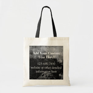 Bolsa Tote Design preto do revestimento do falso da pintura