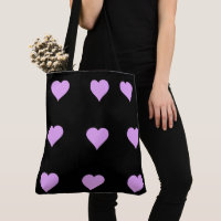 Design Preto e Coração Rosa Gótico