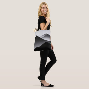 Bolsa Tote design único preto e branco