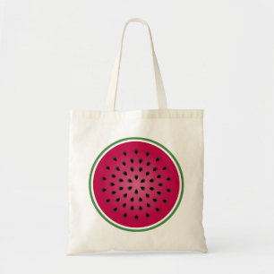 Bolsa Tote Design vermelho verde da melancia