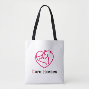 Bolsa Tote Designs do Dia Nacional de Proteção contra Cavalos