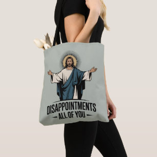Bolsa Tote Desilusões Todos Vocês, Jesus Meme