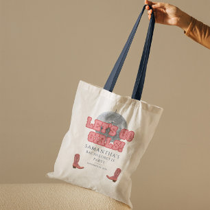 Bolsa Tote Despedida de Solteira Cowgirl Disco Vamos Garotas