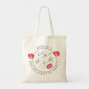 Bolsa Tote Despedida de solteira Kiss the Miss Goodbye
